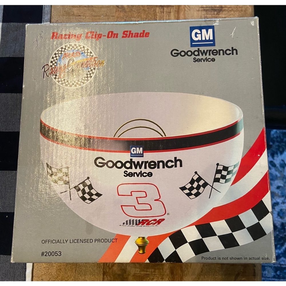 Goodwrench Racing Clip-On Shade White 8"